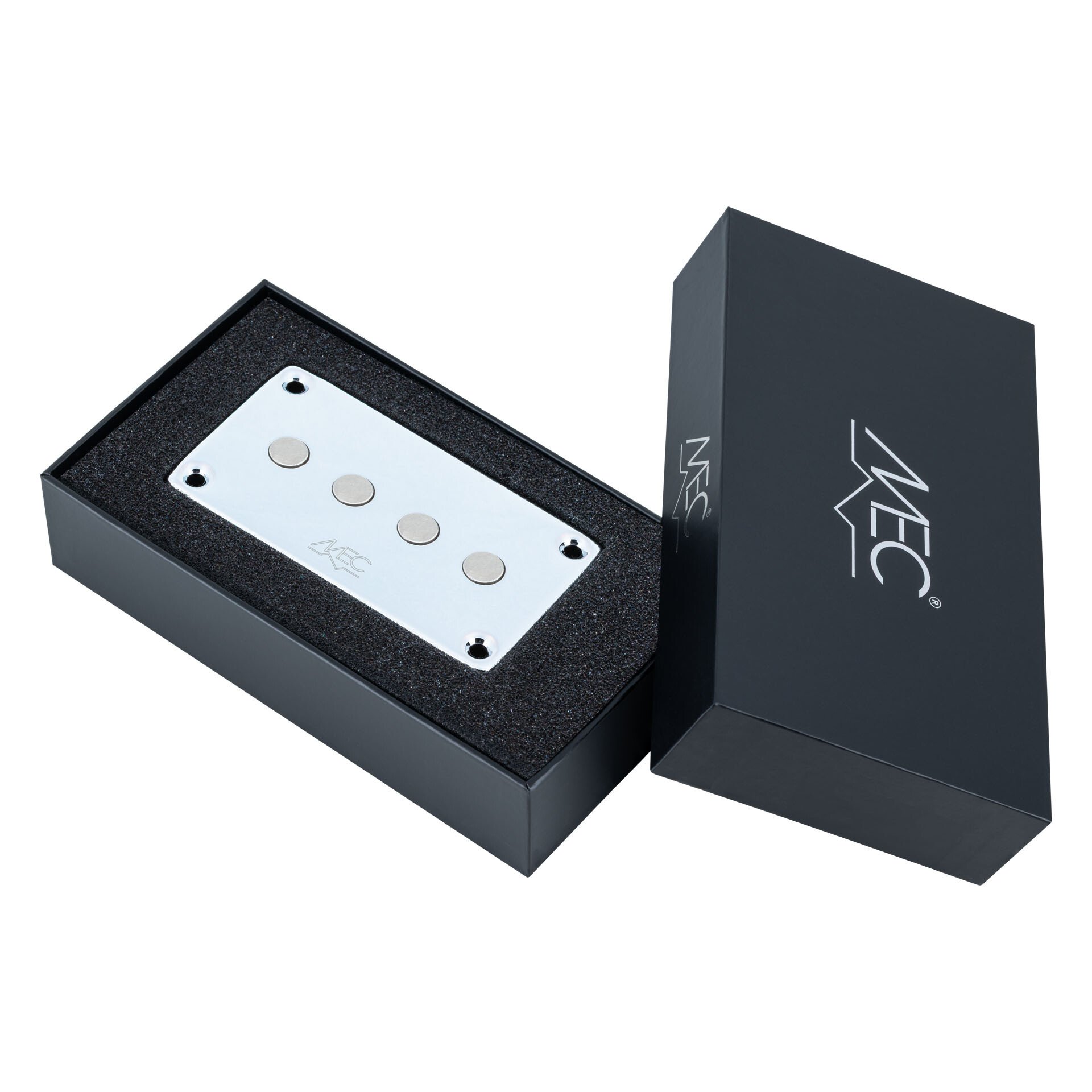 RockBass Passive Vintage Single Coil Bass Pickup, 4-String, Bridge - Chrome